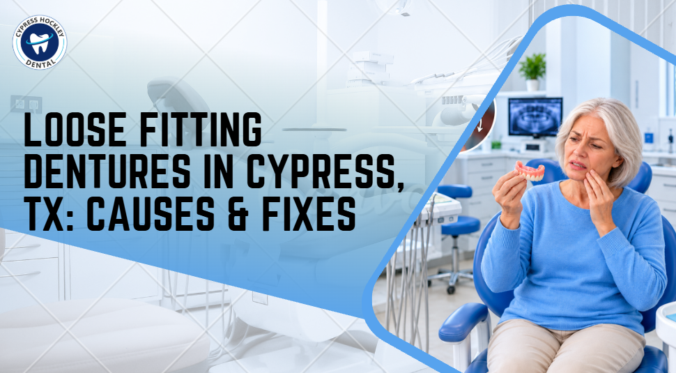 Loose Fitting Dentures in Cypress, TX: Causes & Fixes